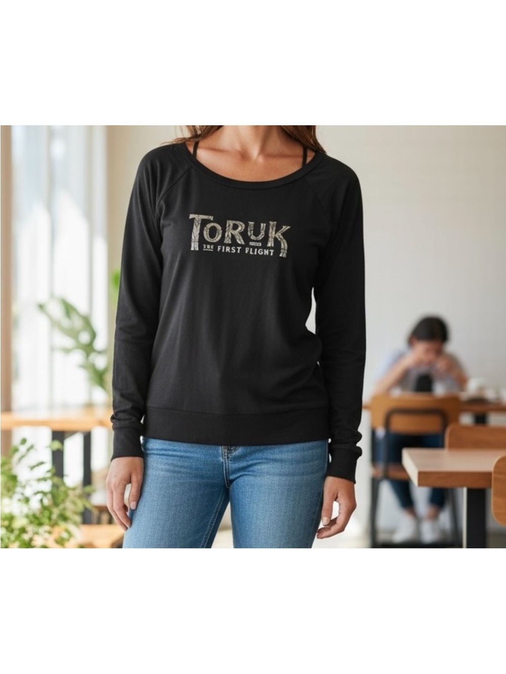 Toruk Black Graphic Long-Sleeve Sweatshirt cirque du Soleil